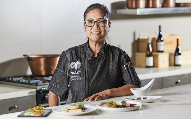 Ram’s Gate Winery Executive Chef Ruby Oliveros 