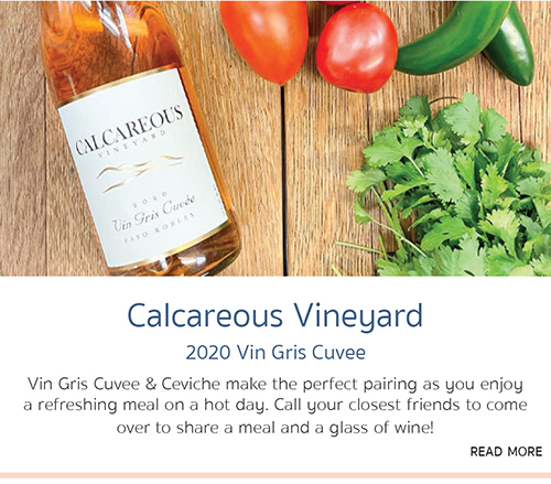 Calcareous Vin Gris Cuvee and Cevice