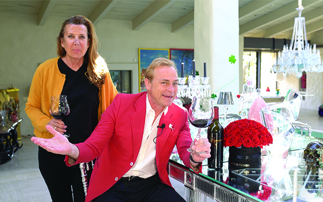 Gina Gallo and Jean-Charles Boisset