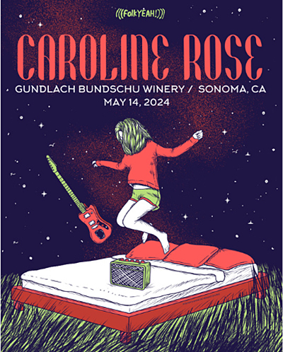 A Special Evening with  Caroline Rose & La Force! Presented by (((folkYeah!))) and  Gundlach Bundschu Winery