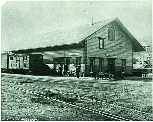 Historic Calistoga Depot -Courtesy of Sharpsteen Museum