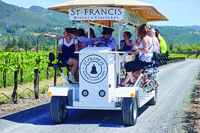 St. Francis Wine Trolley